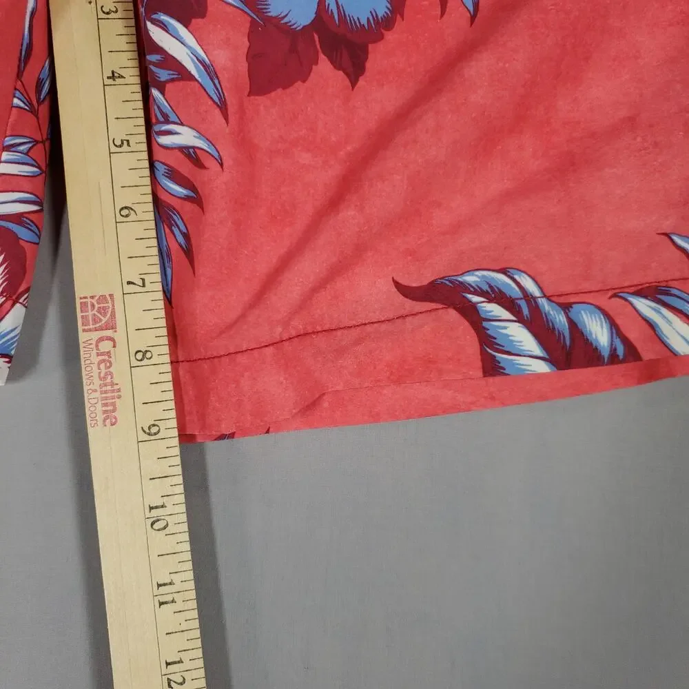 Tommy Bahama Mens Relax Red Floral Tropical Swim Trunks Size XL